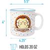 Silver Buffalo Sanrio Hello Kitty and Friends Kuromi Cherries and Black Hearts Ceramic Camper Mug, 20 Ounces(Pompompurin)