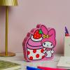 Silver Buffalo Sanrio Hello Kitty and Friends Large Die Cut MDF Box Wall Sign Featuring My Melody, 7” x 1.2” x 7”