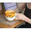 Silver Buffalo Sanrio The Many Emotions of Gudetama Lazy Egg Ceramic Mug, 20 Ounces(Sanrio Gudetama Close Up Boxed)