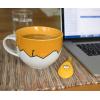 Silver Buffalo Sanrio The Many Emotions of Gudetama Lazy Egg Ceramic Mug, 20 Ounces(Sanrio Gudetama Close Up Boxed)