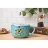 Silver Buffalo Scooby Doo Scooby Snacks Ceramic Soup Mug with Vented Plastic Lid, 24 Ounces