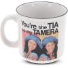 Silver Buffalo Sister Sister Tia to My Tamera Ceramic Camper Coffee Mug, 20 Ounces