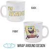 Silver Buffalo Spongebob Squarepants I’m Ready Camper Ceramic Mug, 20 Ounces