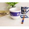 Silver Buffalo Star Wars Boba Fett Ceramic Ramen Noodle Rice Bowl with Chopsticks, Microwave Safe, 20 Ounces(The Office Dunder Mifflin)