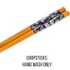 Silver Buffalo Star Wars Boba Fett Ceramic Ramen Noodle Rice Bowl with Chopsticks, Microwave Safe, 20 Ounces(The Office Dwight Doodle)