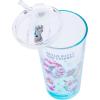 Silver Buffalo Star Wars Featuring Luke Skywalker, Princess Leia, Hans Solo, Chewbacca, Darth Vader, Stormtrooper, Boba Fett, and Death Star Pint Glass with Lid and Glass Straw, 16 Ounces(Hello Kitty and Friends)