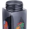 Silver Buffalo Star Wars Featuring R2-D2, C3PO, Chewbacca, and Yoda Plastic Square Water Bottle with Lid, 25 Ounces
