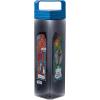 Silver Buffalo Star Wars Featuring R2-D2, C3PO, Chewbacca, and Yoda Plastic Square Water Bottle with Lid, 25 Ounces
