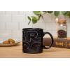 Silver Buffalo Star Wars Logo Heat Reveal Ceramic Coffee Mug Featuring Boba Fett, Yoda, Luke, C3PO, R2D2, Darth Vader, and Stormtrooper, 20-Ounces