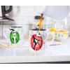Silver Buffalo Star Wars Mandalorian and the Child 2 Pack Ceramic 3D Sculpted Mug Couple Set, 20 Ounces(Christmas Jack Holiday Themed)