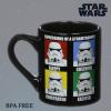 Silver Buffalo Star Wars Stormtrooper Expressions Ceramic Mug, 14 Ounces(14oz Stormtrooper Expressions)