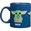 Silver Buffalo Star Wars The Coffee is Strong In This One Ceramic Camper-Style Coffee Mug, 20-Ounces(Blue)