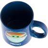 Silver Buffalo Star Wars The Coffee is Strong In This One Ceramic Camper-Style Coffee Mug, 20-Ounces(Blue)
