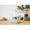 Silver Buffalo Star Wars The Coffee is Strong In This One Ceramic Camper-Style Coffee Mug, 20-Ounces(Joy to the Galaxy)