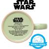 Silver Buffalo Star Wars The Coffee is Strong In This One Ceramic Camper-Style Coffee Mug, 20-Ounces(Mandalorian Child Stars Wax Resist)