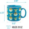 Silver Buffalo Star Wars The Coffee is Strong In This One Ceramic Camper-Style Coffee Mug, 20-Ounces(Repeat Poses)