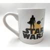 Silver Buffalo Star Wars The Coffee is Strong In This One Ceramic Camper-Style Coffee Mug, 20-Ounces(Sunset Duo)