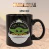 Silver Buffalo Star Wars The Coffee is Strong In This One Ceramic Camper-Style Coffee Mug, 20-Ounces(The Child)