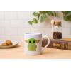 Silver Buffalo Star Wars The Coffee is Strong In This One Ceramic Camper-Style Coffee Mug, 20-Ounces(The Child Stands-White)