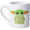 Silver Buffalo Star Wars The Coffee is Strong In This One Ceramic Camper-Style Coffee Mug, 20-Ounces(The Child Stands-White)