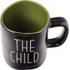 Silver Buffalo Star Wars The Coffee is Strong In This One Ceramic Camper-Style Coffee Mug, 20-Ounces(The Child Wax Resist)