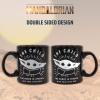 Silver Buffalo Star Wars The Coffee is Strong In This One Ceramic Camper-Style Coffee Mug, 20-Ounces(The Force is Strong)