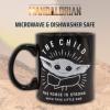 Silver Buffalo Star Wars The Coffee is Strong In This One Ceramic Camper-Style Coffee Mug, 20-Ounces(The Force is Strong)