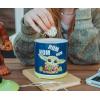 Silver Buffalo Star Wars The Mandalorian Baby Yoda Grogu Nom Nom The Child Eating Frog Eggs Ceramic Cookie Snack Jar (Large)