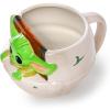 Silver Buffalo Star Wars The Mandalorian Child Seated Ceramic 3D Sculpted Mug, 20-Ounces(Child Seated Sculpted)