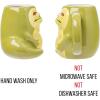 Silver Buffalo Star Wars The Mandalorian Child Seated Ceramic 3D Sculpted Mug, 20-Ounces(Star War Jabba)