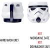 Silver Buffalo Star Wars The Mandalorian Child Seated Ceramic 3D Sculpted Mug, 20-Ounces(Star Wars Stormtrooper Face)