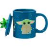 Silver Buffalo Star Wars The Mandalorian Child Seated Ceramic 3D Sculpted Mug, 20-Ounces(Star Wars The Child Frog)