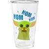 Silver Buffalo Star Wars The Mandalorian The Child Gimmie Gimmie Nom Nom 4 Piece Pint Glass Set, 16 Ounces(Baby Yoda 4pk 16 Ounces)