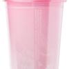 Silver Buffalo Strawberry Shortcake Pink Plastic Cold Cup with Lid and Straw Topper, 24 Ounces