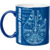 Silver Buffalo Strawberry Shortcake and Custard “Have a Berry Nice Day” Ceramic Mug, 20 Ounces(Blue/Multi)