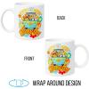 Silver Buffalo Strawberry Shortcake and Custard “Have a Berry Nice Day” Ceramic Mug, 20 Ounces(White/Multi)