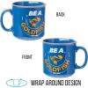 Silver Buffalo Ted Lasso Be a Goldfish Ceramic Camper Mug, 20 Ounces