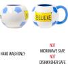Silver Buffalo Ted Lasso Believe Soccer Ball Ceramic 3D Sculpted Mug, 20 Ounces