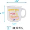 Silver Buffalo Ted Lasso Biscuits with the Boss Ceramic Camper Mug, 20 Ounces