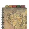 Silver Buffalo The Lord Of The Rings Map Of Middle-earth 5-Tab Spiral Notebook With 75 Sheets | Notepad Journal, Stationery Paper | 5 x 8 Inches