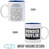 Silver Buffalo The Office Title Sign Ceramic Mug, 20 Ounce(Mission Statement)