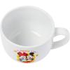Silver Buffalo The Office Title Sign Ceramic Soup Mug With Vented Plastic Lid, 24 Ounces(Mickey and Minnie Apple a Day)