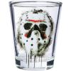 Silver Buffalo Warner Bros Friday The 13th Horror 4 Pack Mini Glass Set, 1.5 Ounces