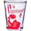Silver Buffalo Warner Bros Friday The 13th Horror 4 Pack Mini Glass Set, 1.5 Ounces