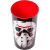 Silver Buffalo Warner Bros Friday the 13th 4 Pack Plastic Cup Set Featuring Jason Voorhees’s Mask, 22 Ounces