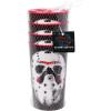 Silver Buffalo Warner Bros Friday the 13th 4 Pack Plastic Cup Set Featuring Jason Voorhees’s Mask, 22 Ounces