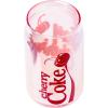 Silver Buffalo Wednesday Addams Family “On Wednesdays We Wear Black” Glass Jar Tumbler with Bamboo Lid and Glass Straw, 16 Ounces(Cherry Coke Glitter Iridescent)