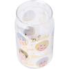 Silver Buffalo Wednesday Addams Family “On Wednesdays We Wear Black” Glass Jar Tumbler with Bamboo Lid and Glass Straw, 16 Ounces(Golden Girls Iridescent)