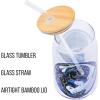 Silver Buffalo Wednesday Addams Family “On Wednesdays We Wear Black” Glass Jar Tumbler with Bamboo Lid and Glass Straw, 16 Ounces(How to Train Your Dragon)