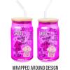Silver Buffalo Wednesday Addams Family “On Wednesdays We Wear Black” Glass Jar Tumbler with Bamboo Lid and Glass Straw, 16 Ounces(Mean Girls Iconic Quotes)
